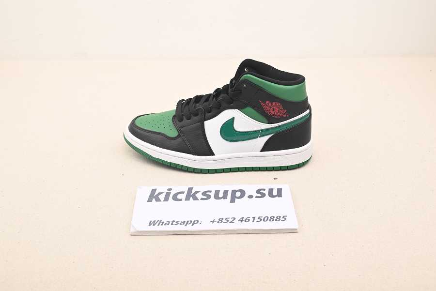 Nike Air Jordan 1 Mid Green Toe 554724-067