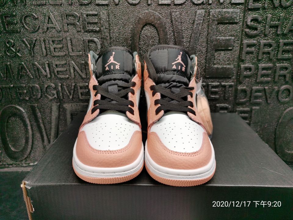 Jordan 1 Mid Pink Quartz (GS) 555112-603
