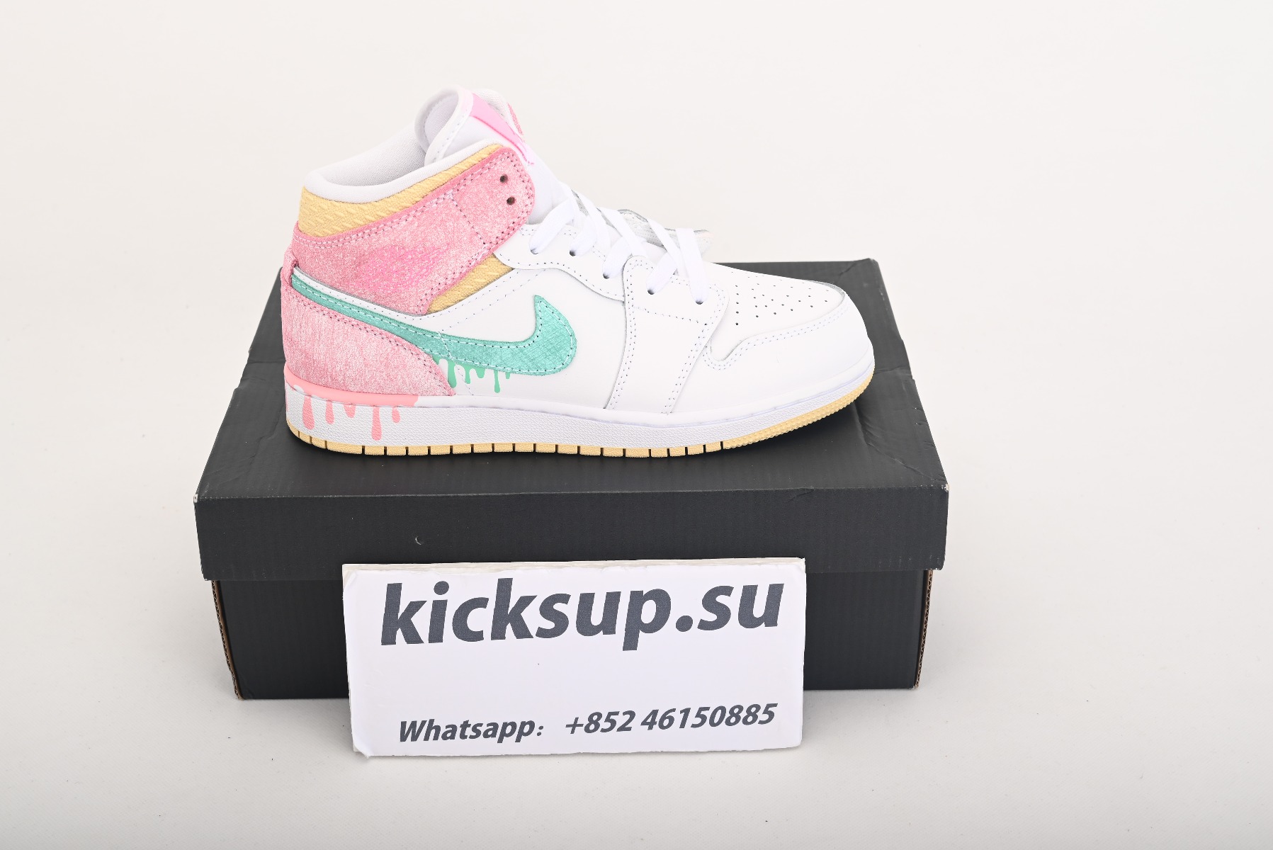 Jordan 1 Mid Paint Drip (GS) DD1666-100