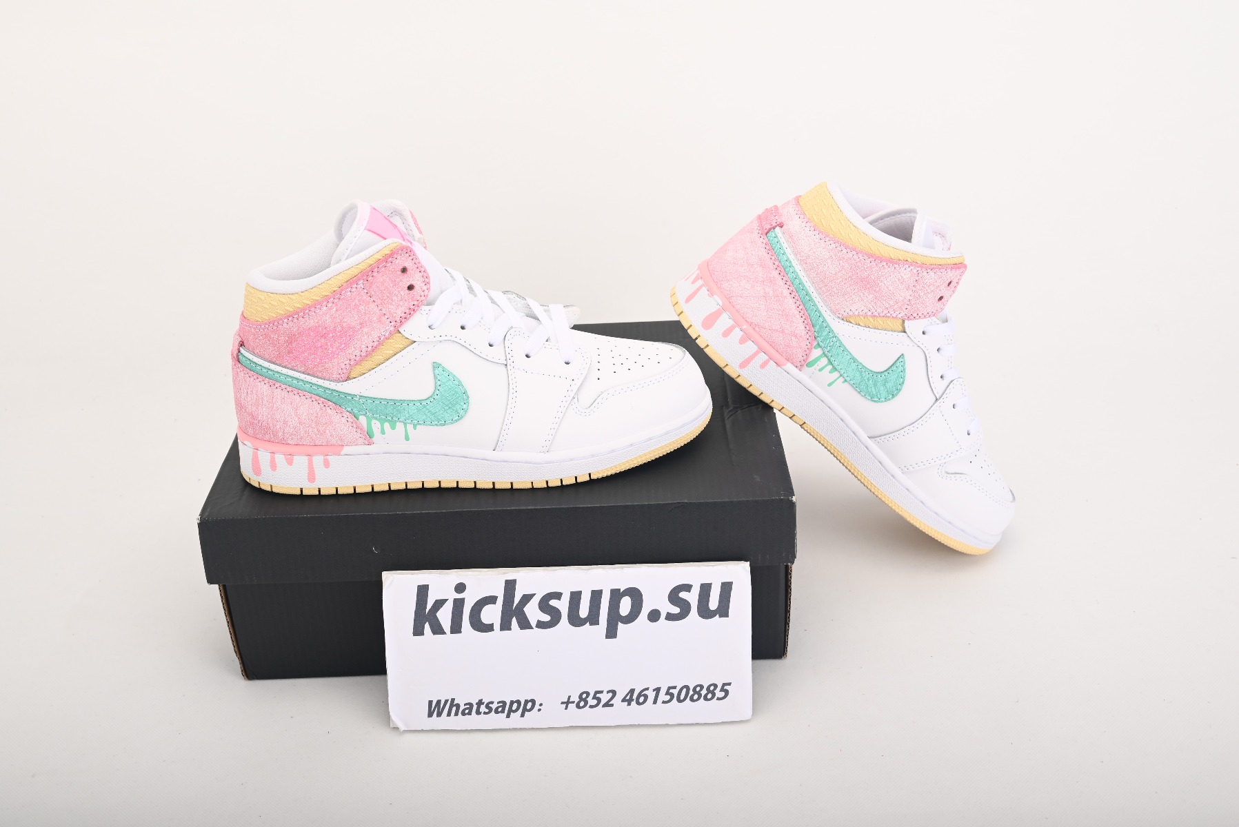 Jordan 1 Mid Paint Drip (GS) DD1666-100