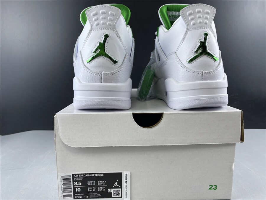 Jordan 4 Retro Metallic Green CT8527-113